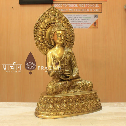 Buddha Sitting in Abhaya Mudra