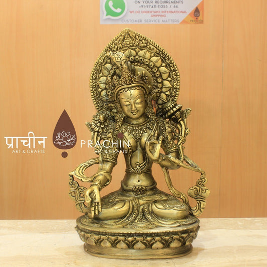 Brass Taradevi Statue