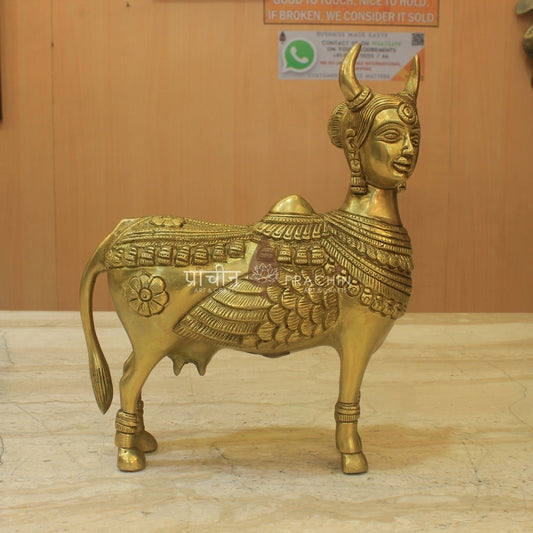 Brass Cow and Calf