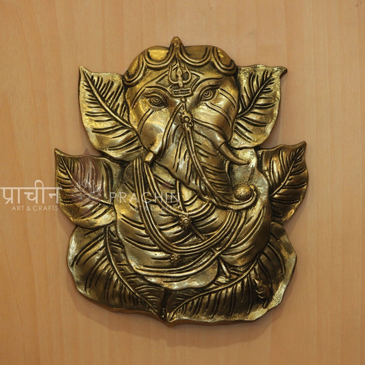 Leaf Ganesha Wall Hanging