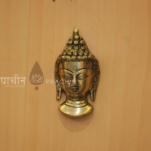 Brass Buddha Mask