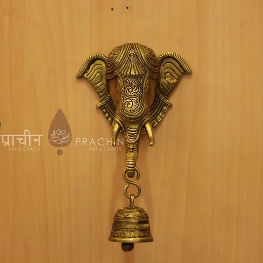 Brass Elephant Mask