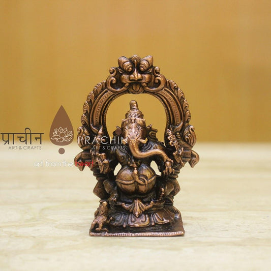 Copper Ganesha Statue