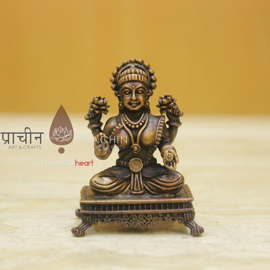 Copper Laxmi Idol