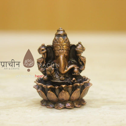 Copper Ganesha Idol