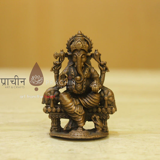 Copper Ganesha Statue