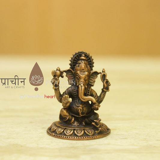Copper Ganesha Statue