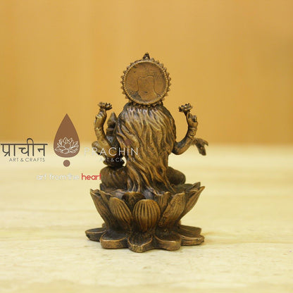 Laxmi Sitting On Lotus
