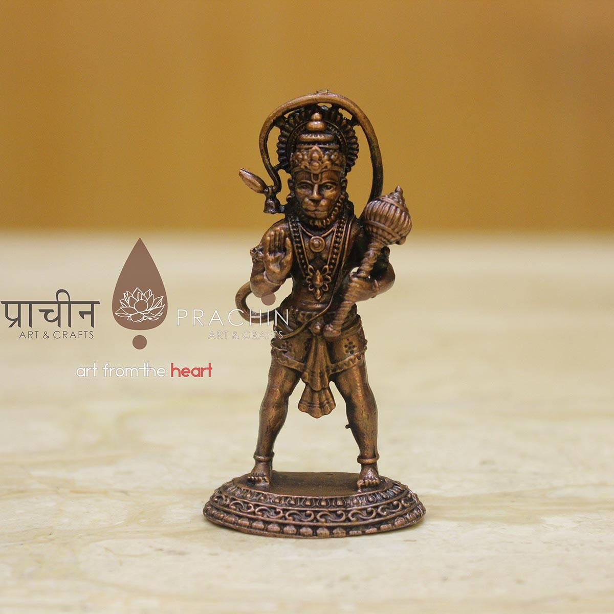 Copper Hanuman Statue