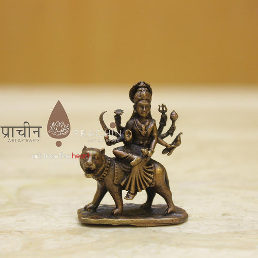Copper Durgamaa Statue