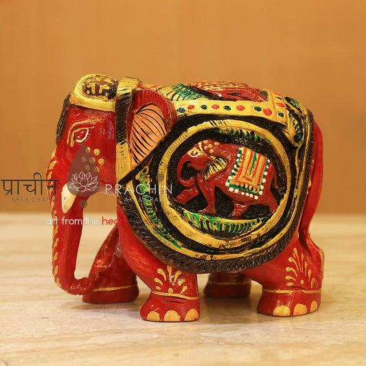 Wooden Elephant Carving
