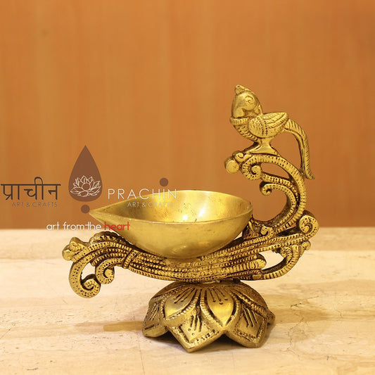 Brass Oil Lamp