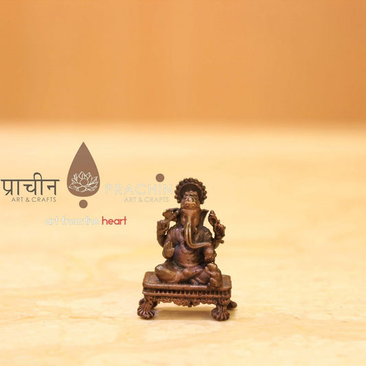 Copper Ganesha Statue