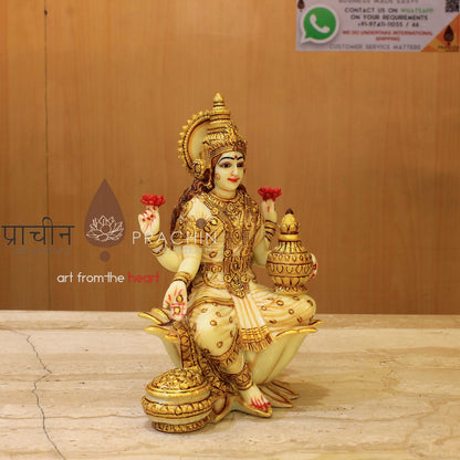 Laxmi Sitting on Lotus
