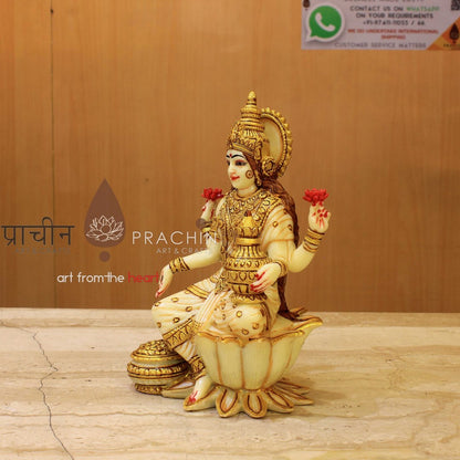 Laxmi Sitting on Lotus