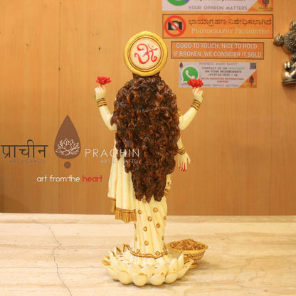 Laxmi Standing on Lotus