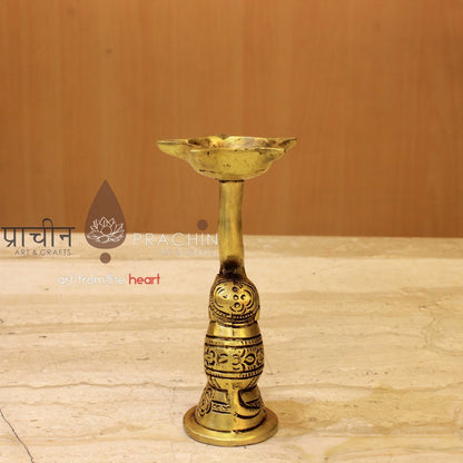 Brass Elephant Oil Lamp