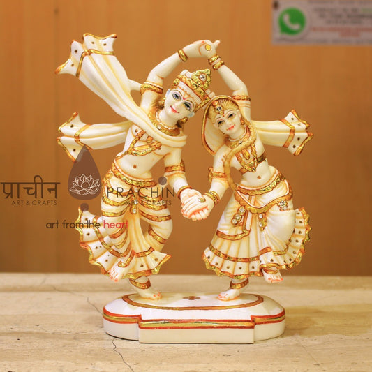 Marble Radha Krishna Dancing