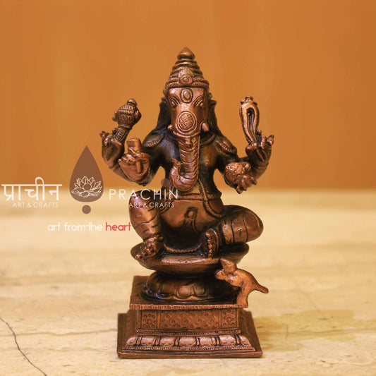 Copper Ganesha Statue