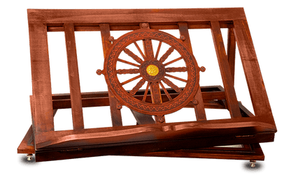 VEDIC COSMOS - The Bhagavad Gita Signature Edition - Crimson Red (358x288mm)