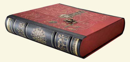 VEDIC COSMOS - The Bhagavad Gita Signature Edition - Crimson Red (358x288mm)
